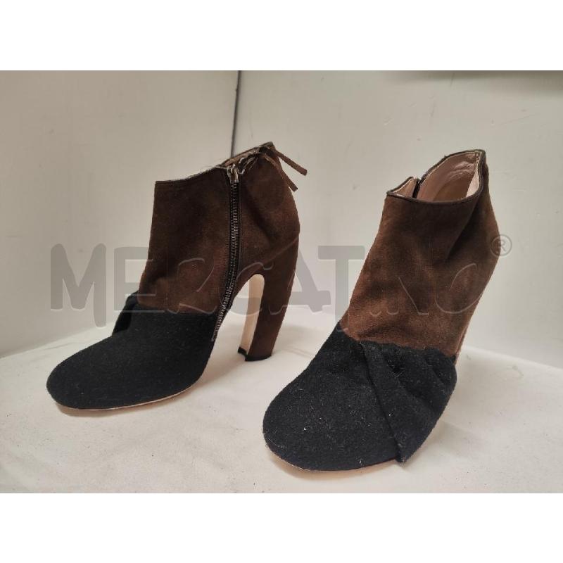 STIVALETTI DONNA MIU MIU SCAMOSCIATI MARRONI NERI N.39 | Mercatino dell'Usato Vinci - fraz. sovigliana 1