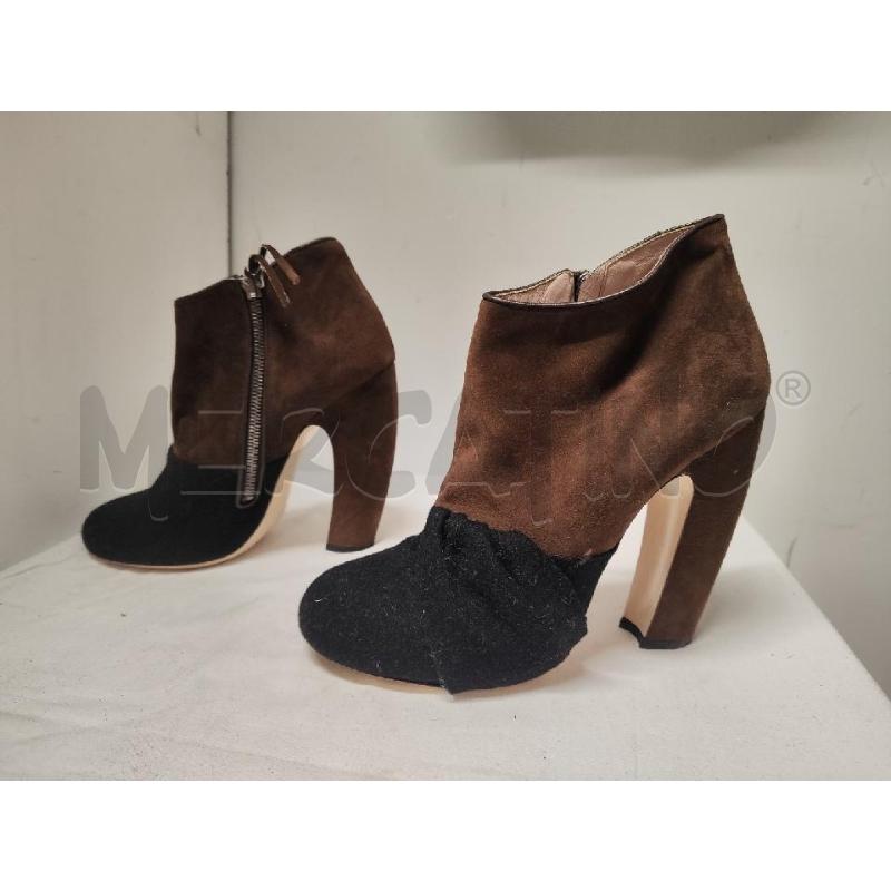 STIVALETTI DONNA MIU MIU SCAMOSCIATI MARRONI NERI N.39 | Mercatino dell'Usato Vinci - fraz. sovigliana 2