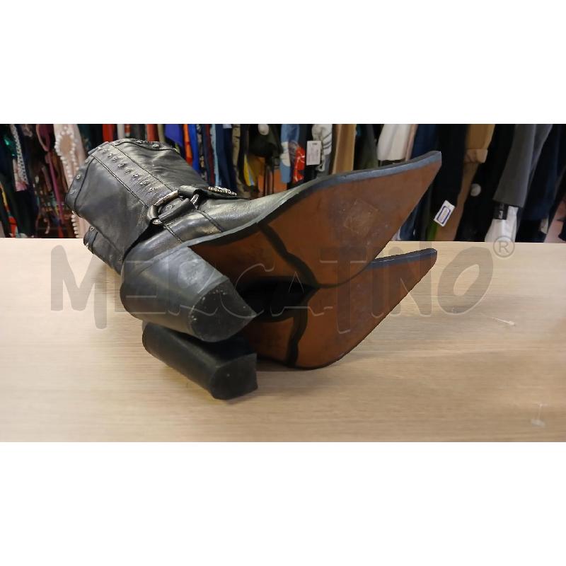 STIVALETTI DONNA PAOLO BIONDINI PELLE NERI STRASS N.35 | Mercatino dell'Usato Vinci - fraz. sovigliana 4