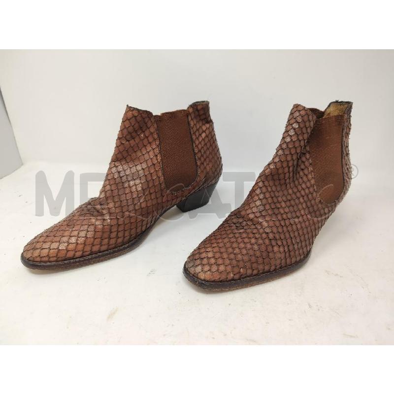 STIVALETTI DONNA PELLE MARRONE N..38 ELASTICI | Mercatino dell'Usato Vinci - fraz. sovigliana 1