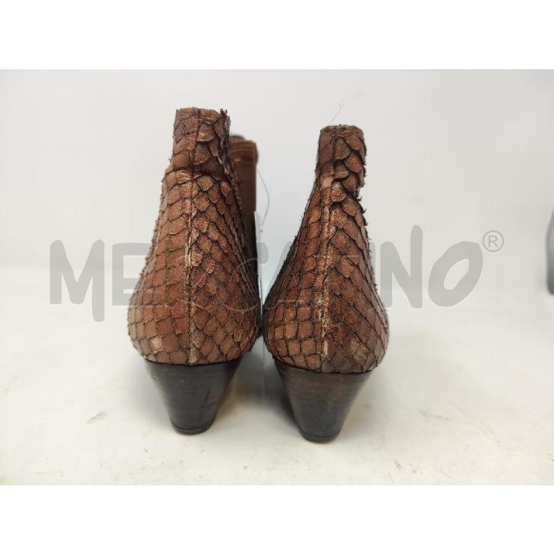 STIVALETTI DONNA PELLE MARRONE N..38 ELASTICI | Mercatino dell'Usato Vinci - fraz. sovigliana 3