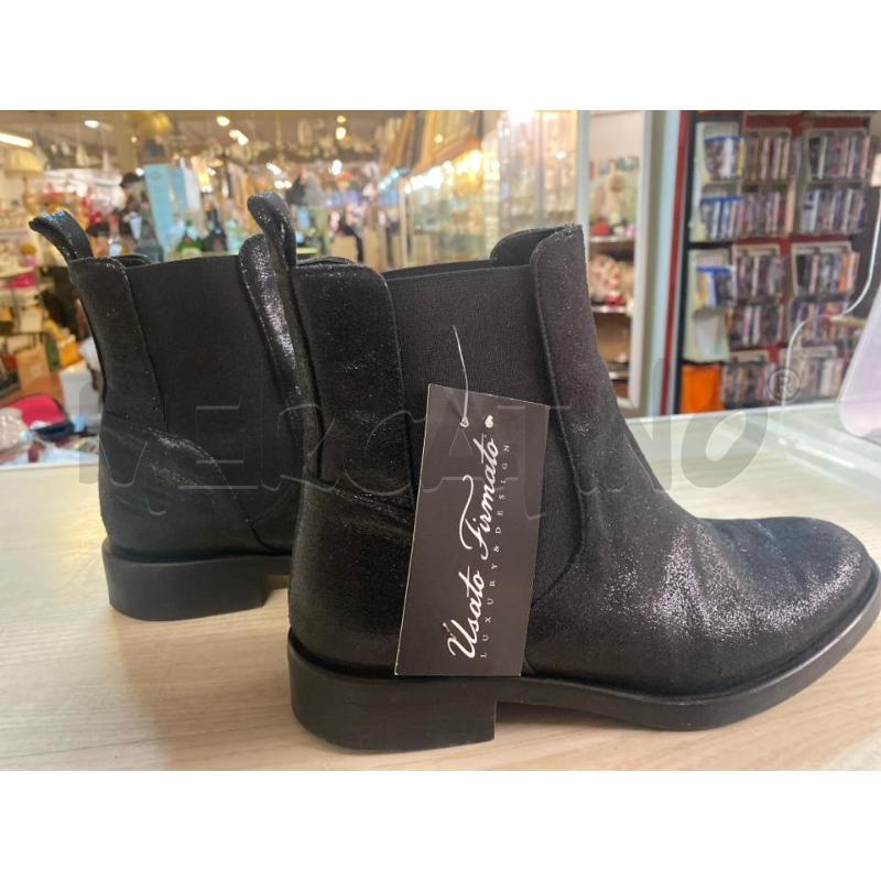 STIVALETTI DONNA POLLINI NERI GLITTER N.39 | Mercatino dell'Usato Vinci - fraz. sovigliana 2