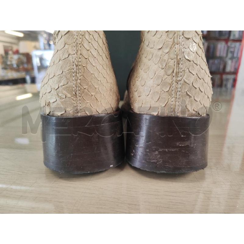 STIVALETTI UOMO BUTTERO PITONE CHIARO N.44 | Mercatino dell'Usato Vinci - fraz. sovigliana 3
