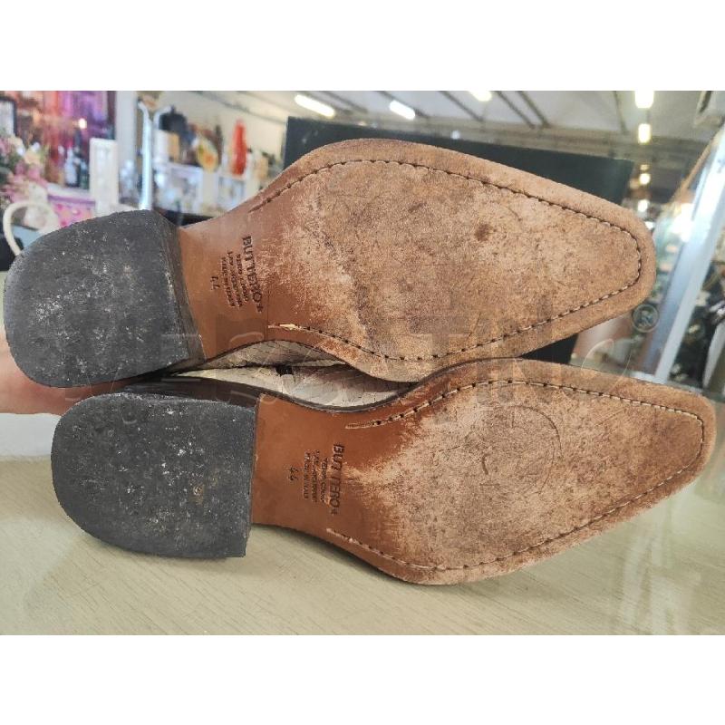 STIVALETTI UOMO BUTTERO PITONE CHIARO N.44 | Mercatino dell'Usato Vinci - fraz. sovigliana 4