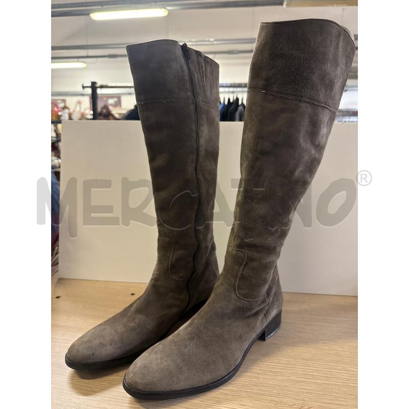 STIVALI DONNA MASSIMO REBECCHI SCAMOSCIATI CHIARI N.40 | Mercatino dell'Usato Vinci - fraz. sovigliana 1