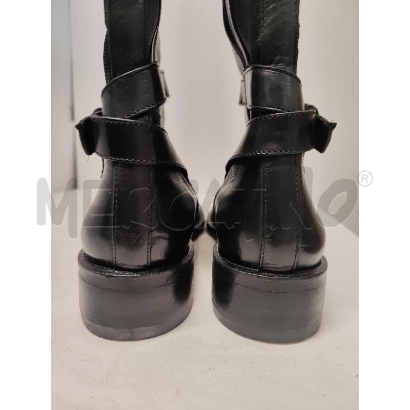 STIVALI DONNA SAX PELLE NERI ELASTICO NERO DIETRO N.40 | Mercatino dell'Usato Vinci - fraz. sovigliana 3