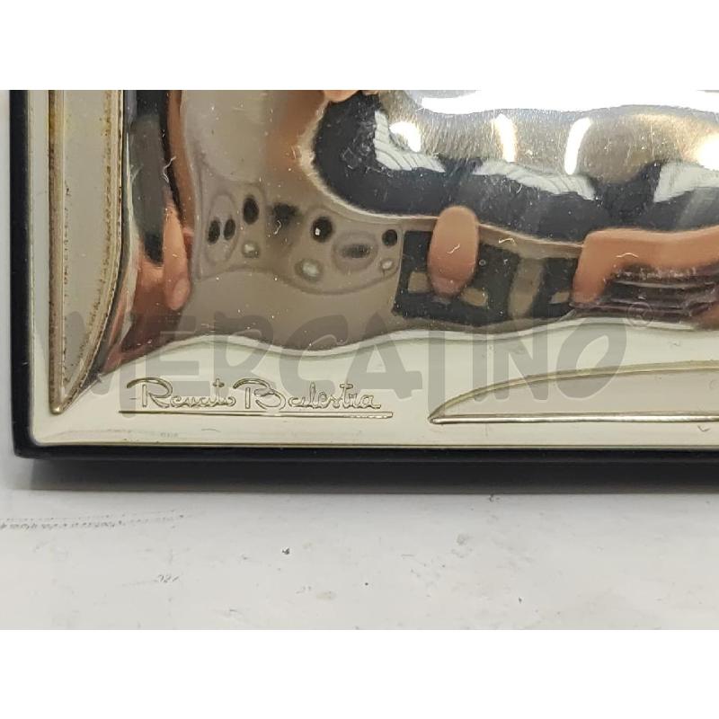 SVEGLIA DA TAVOLO RENATO BALESTRA ARGENTATA 20X15 | Mercatino dell'Usato Vinci - fraz. sovigliana 3