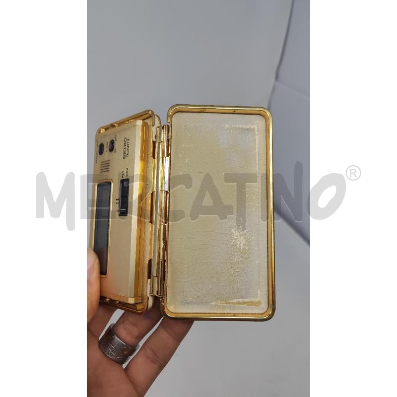 SVEGLIA DIGITALE SEIKO QUARTZ DORATA  | Mercatino dell'Usato Vinci - fraz. sovigliana 3