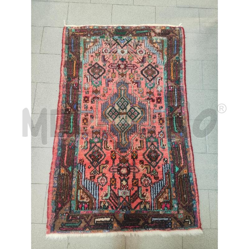 TAPPETO 126X80 ROSA MARRONE AZZURRO | Mercatino dell'Usato Vinci - fraz. sovigliana 1