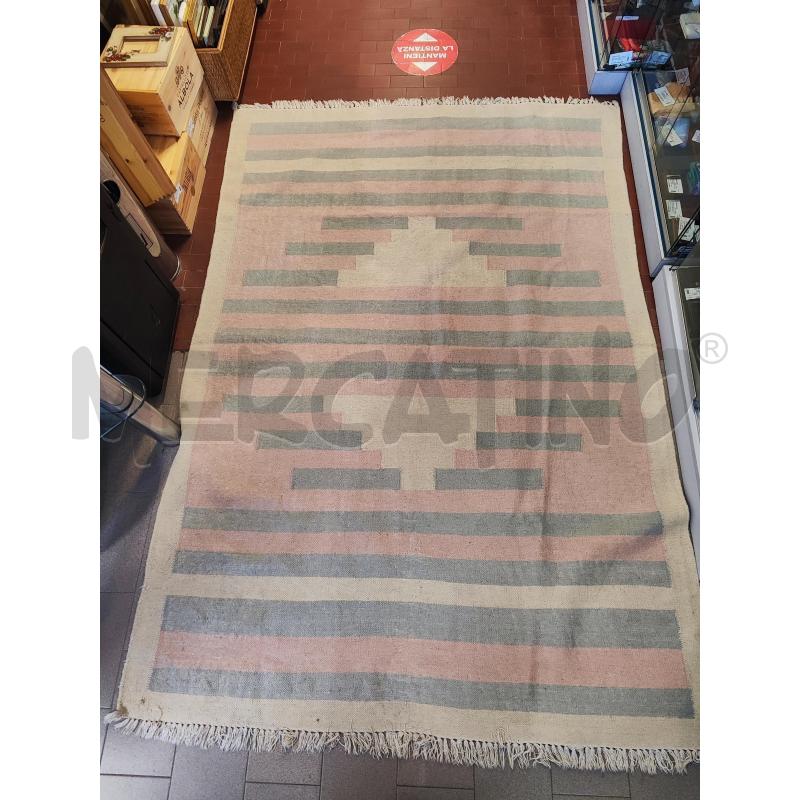 TAPPETO 165X233 PANNA AZZURRO ROSA | Mercatino dell'Usato Vinci - fraz. sovigliana 1