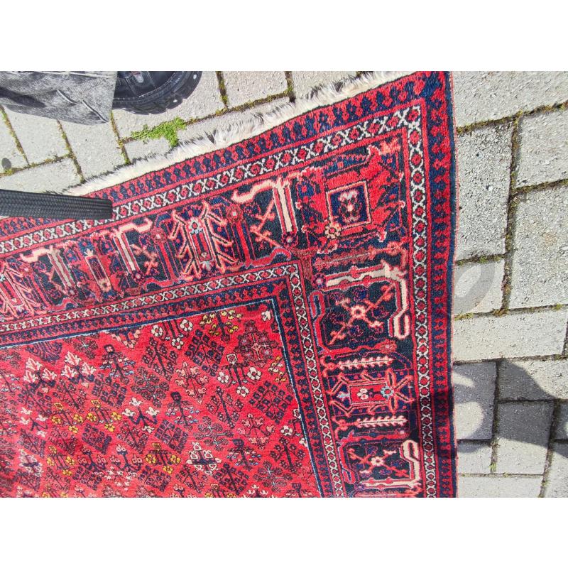 TAPPETO GRANDE 323X220 ROSSO BLU FIORI ROMBI | Mercatino dell'Usato Vinci - fraz. sovigliana 4