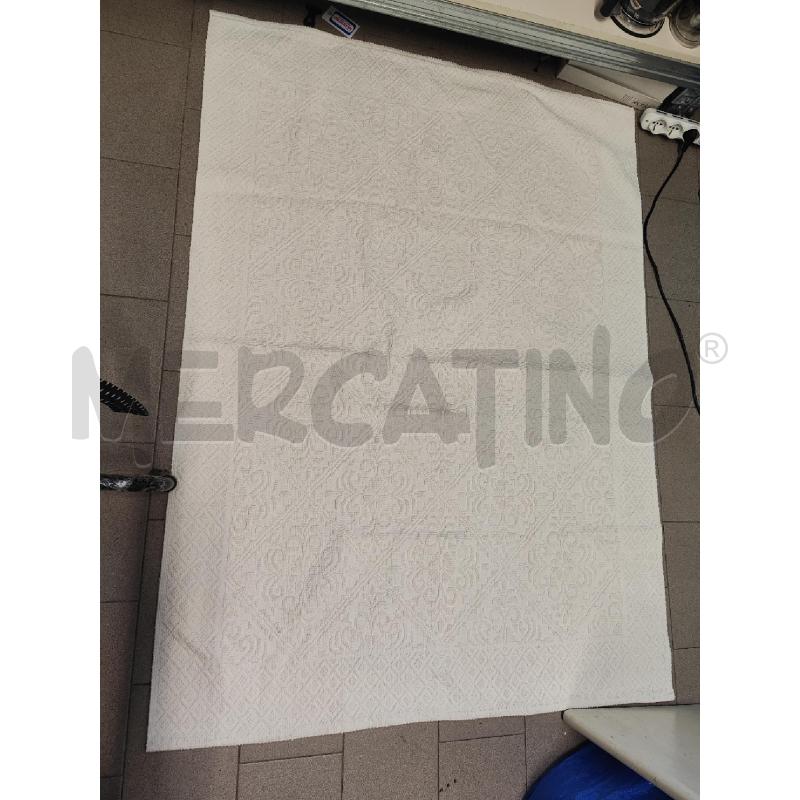 TAPPETO SARDO 160X115 BIANCO | Mercatino dell'Usato Vinci - fraz. sovigliana 1