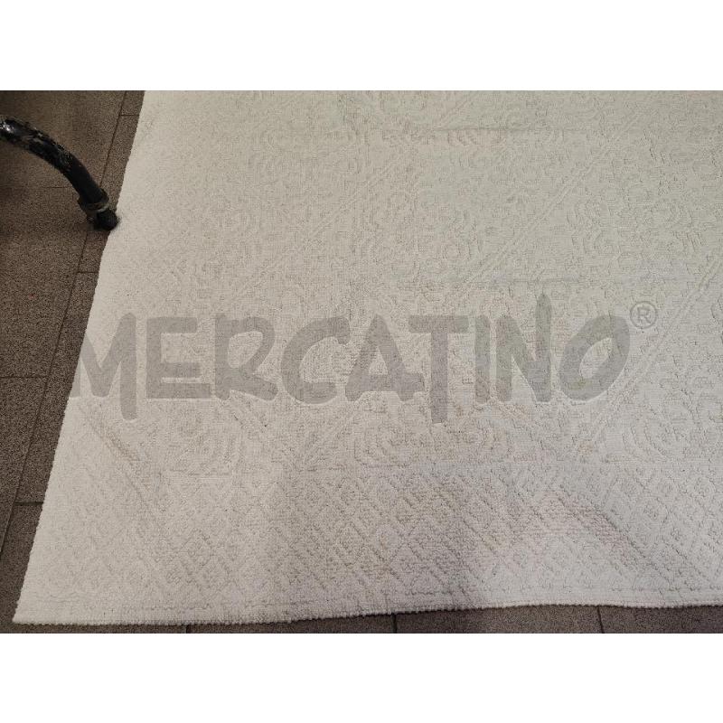 TAPPETO SARDO 160X115 BIANCO | Mercatino dell'Usato Vinci - fraz. sovigliana 2