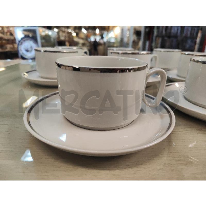 TAZZE PZ. 8 + PIATTINO TOGNANA RIGO ARGENTO | Mercatino dell'Usato Vinci - fraz. sovigliana 2