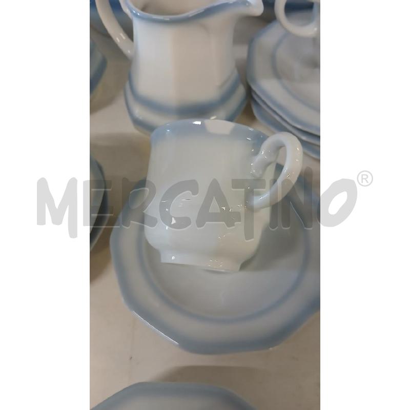 TAZZINE 6 PZ + PIATTINO + 1 BRICCO+ 1LATTIERA + 1 ZUCCHERIERA BAVARIA RIGO AZZURRO | Mercatino dell'Usato Vinci - fraz. sovigliana 3