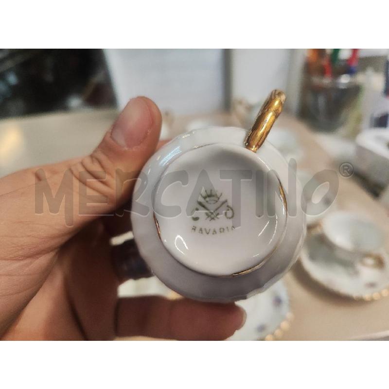 TAZZINE DA 10 PS + PIATTINI + LATTIERA + ZUCCHERIERA BAVARIA FIORI   | Mercatino dell'Usato Vinci - fraz. sovigliana 4