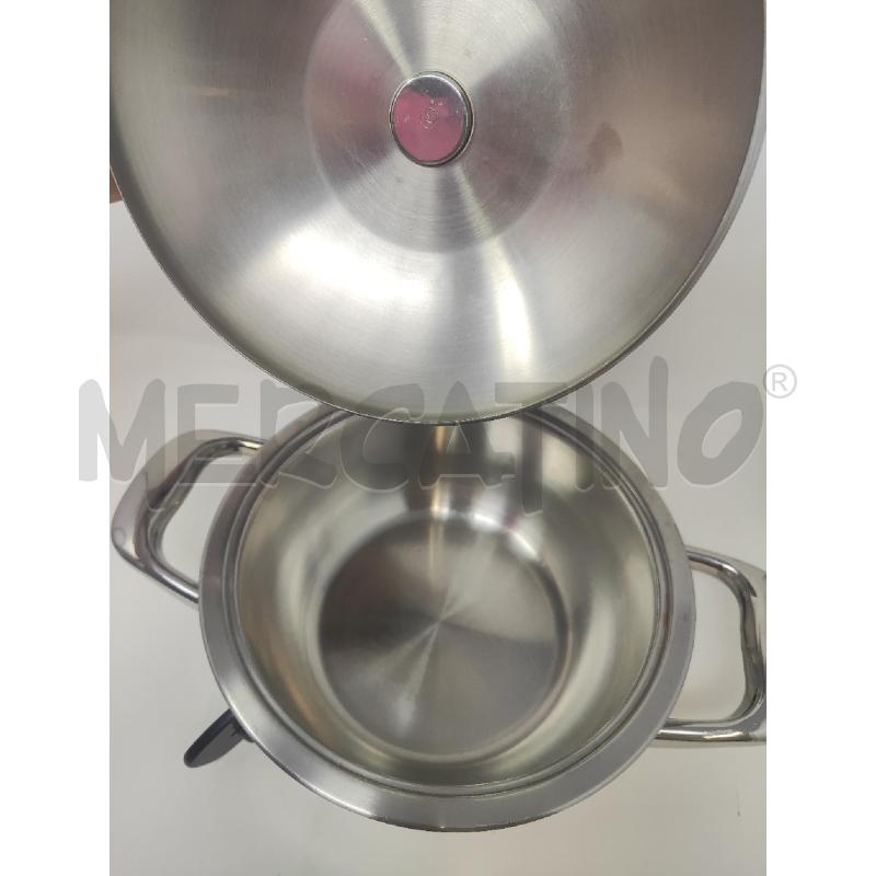 TEGAME AMC + COPERCHIO 20CM H.10 ACCIAIO | Mercatino dell'Usato Vinci - fraz. sovigliana 3