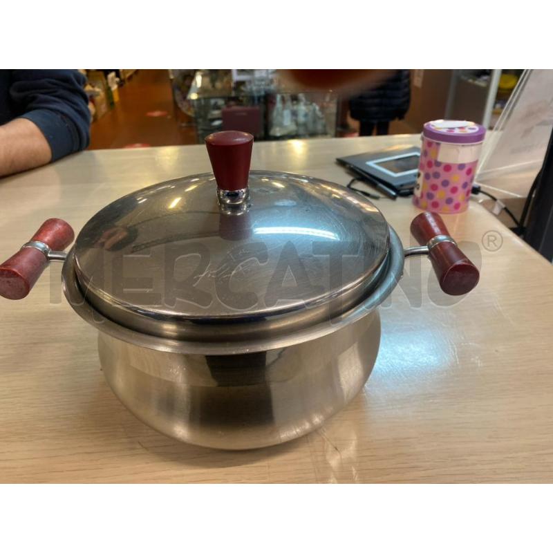 TEGAME PRANDELLI + COPERCHIO 20CM MANICI ROSSI | Mercatino dell'Usato Vinci - fraz. sovigliana 1