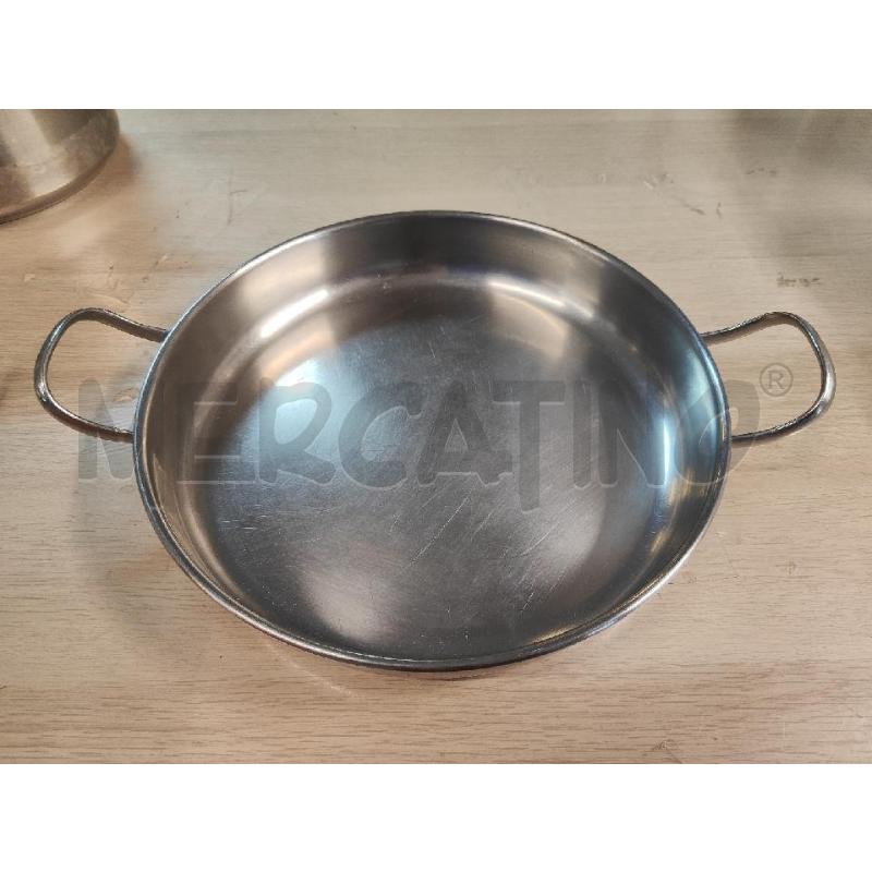 TEGLIA ELETTRO FIAMMA ACCIAIO 28CM | Mercatino dell'Usato Vinci - fraz. sovigliana 1