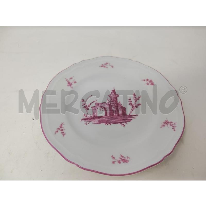 TEIERA + PIATTINO CERAMICA GINORI DECORO ROSA | Mercatino dell'Usato Vinci - fraz. sovigliana 4