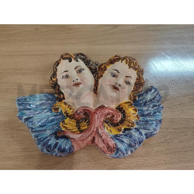TESTE PUTTINI CERAMICA DECORATI | Mercatino dell'Usato Vinci - fraz. sovigliana 1