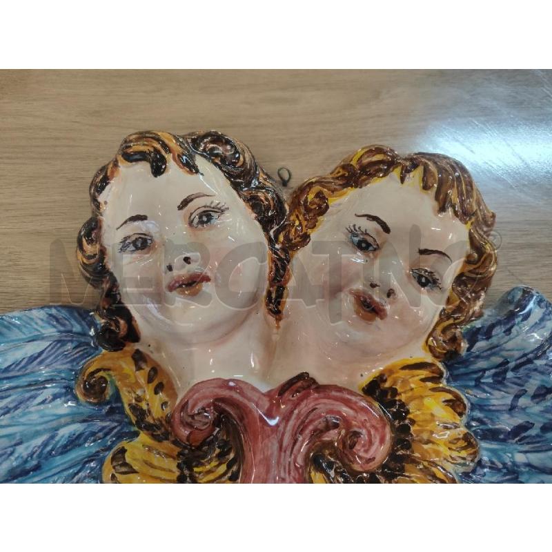 TESTE PUTTINI CERAMICA DECORATI | Mercatino dell'Usato Vinci - fraz. sovigliana 2