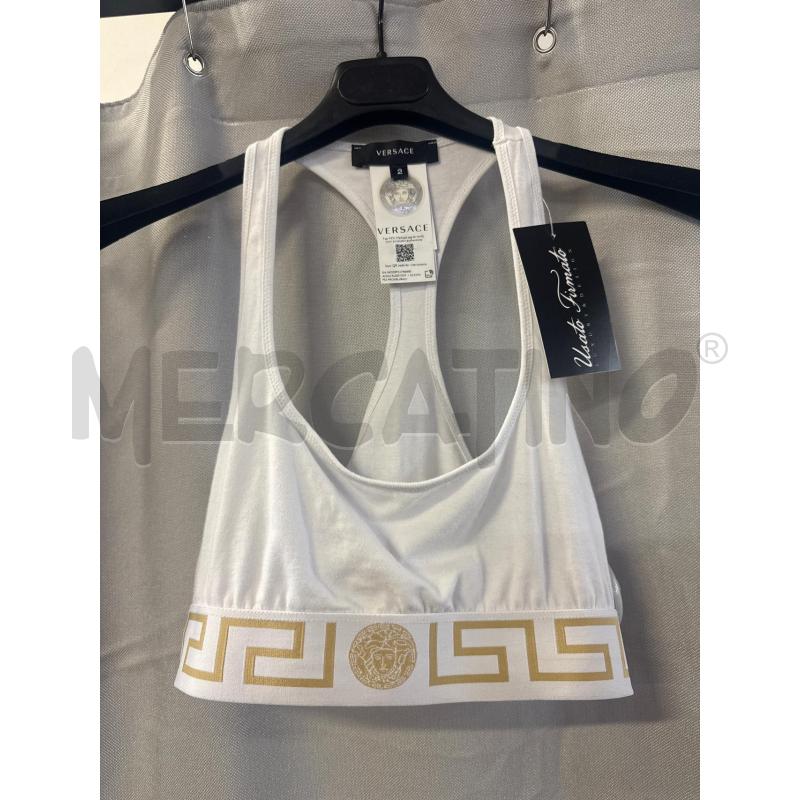 TOP VERSACE BIANCO TG.2 | Mercatino dell'Usato Vinci - fraz. sovigliana 1