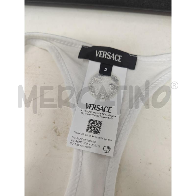 TOP VERSACE BIANCO TG.2 NUOVO | Mercatino dell'Usato Vinci - fraz. sovigliana 2