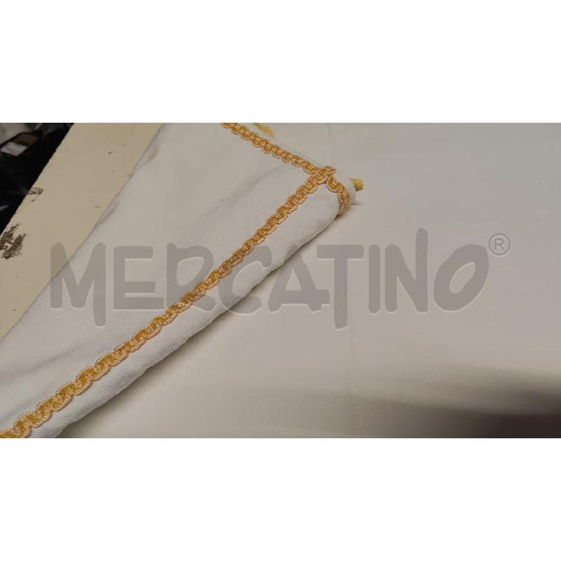 TOVAGLIA RETT. BIANCA TRINA GIALLA RC RICAMATA  | Mercatino dell'Usato Vinci - fraz. sovigliana 4