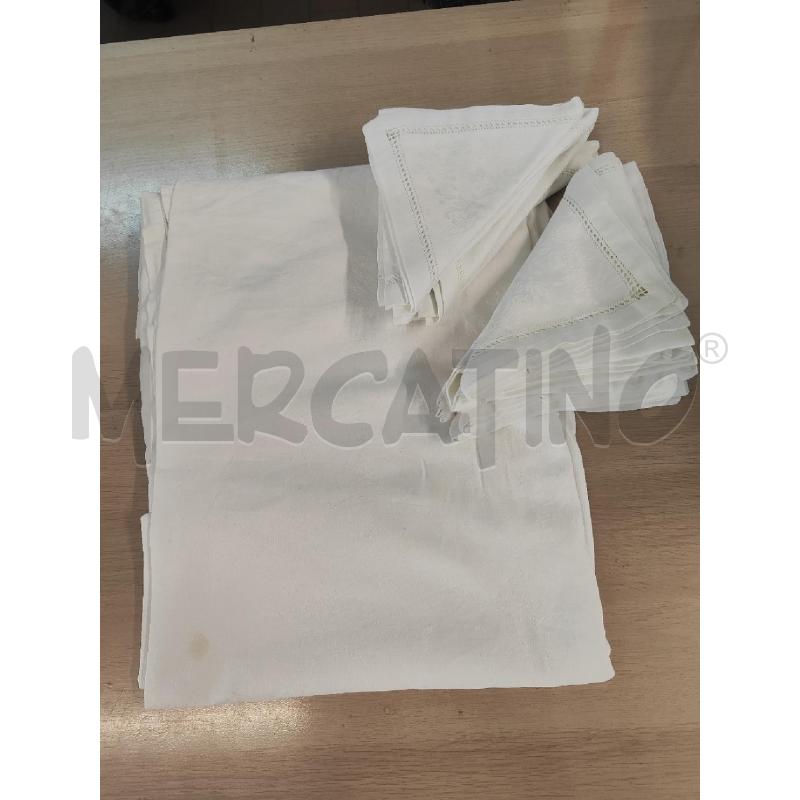 TOVAGLIA RETT. + 12 TOVAGLIOLI FIORI E GIORNINO | Mercatino dell'Usato Vinci - fraz. sovigliana 1