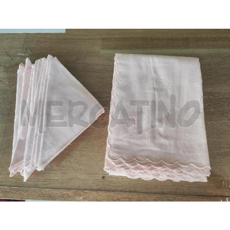 TOVAGLIA RETT + 10 TOVAGLIOLI ROSA  | Mercatino dell'Usato Vinci - fraz. sovigliana 1