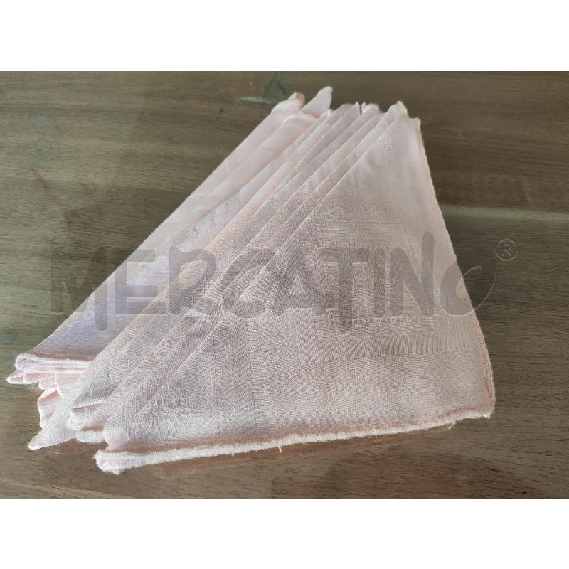 TOVAGLIA RETT + 10 TOVAGLIOLI ROSA  | Mercatino dell'Usato Vinci - fraz. sovigliana 4