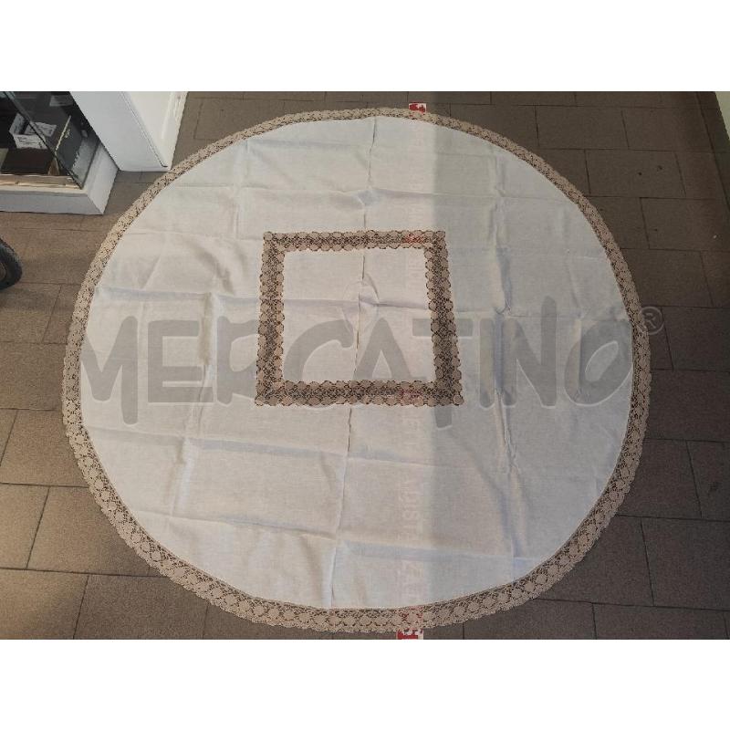 TOVAGLIA RETT + 6 TOVAGLIOLI BEIGE INSERTI TRINA | Mercatino dell'Usato Vinci - fraz. sovigliana 1