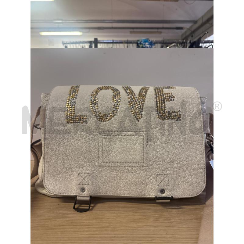 TRACOLLA DONNA ZADIG &  VOLTAIRE PELLE BIANCA LOVE BORCHIETE | Mercatino dell'Usato Vinci - fraz. sovigliana 1