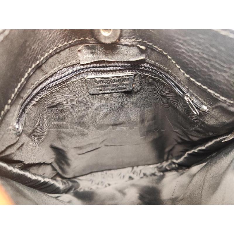 TRACOLLA DONNA # CAPACCIOLI PELLE NERA PATTA | Mercatino dell'Usato Vinci - fraz. sovigliana 3