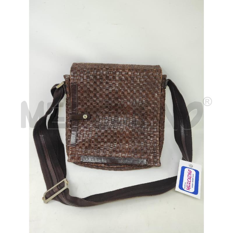 TRACOLLA DONNA # LOYD MAUS PELLE MARRONE TRECCIA  | Mercatino dell'Usato Vinci - fraz. sovigliana 1
