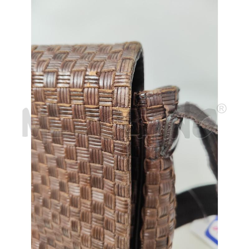 TRACOLLA DONNA # LOYD MAUS PELLE MARRONE TRECCIA  | Mercatino dell'Usato Vinci - fraz. sovigliana 2