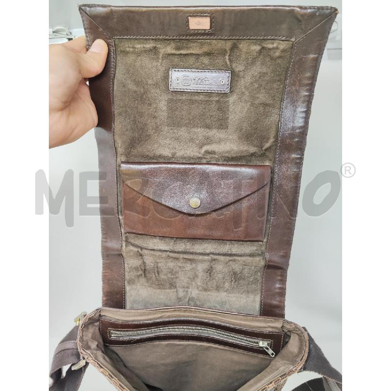 TRACOLLA DONNA # LOYD MAUS PELLE MARRONE TRECCIA  | Mercatino dell'Usato Vinci - fraz. sovigliana 3