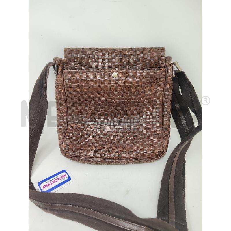 TRACOLLA DONNA # LOYD MAUS PELLE MARRONE TRECCIA  | Mercatino dell'Usato Vinci - fraz. sovigliana 5