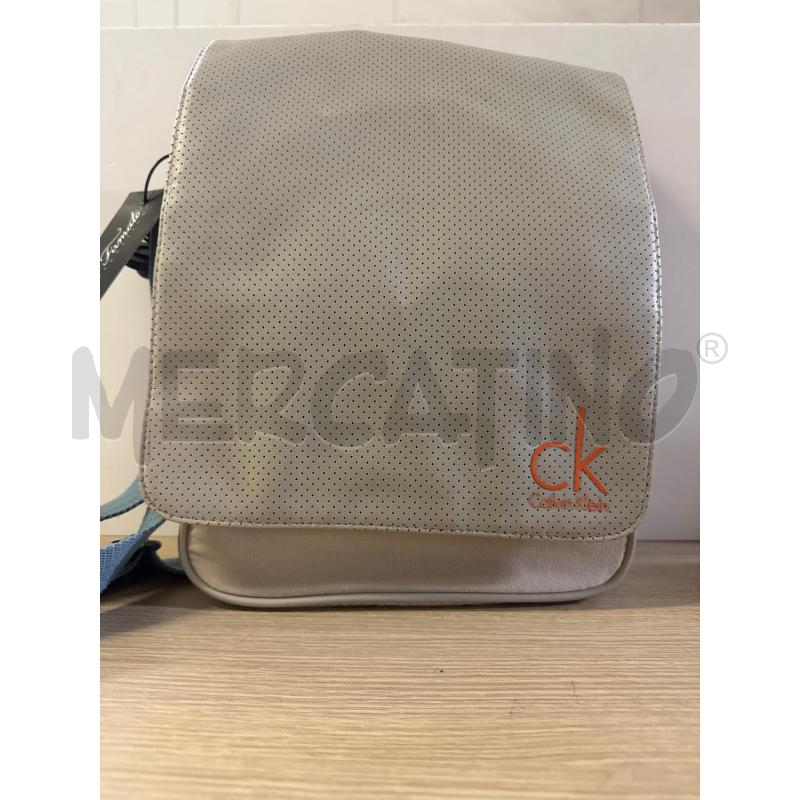 TRACOLLA UOMO CALVIN KLEIN CHIARO RIFINITURE ARANCIO | Mercatino dell'Usato Vinci - fraz. sovigliana 1
