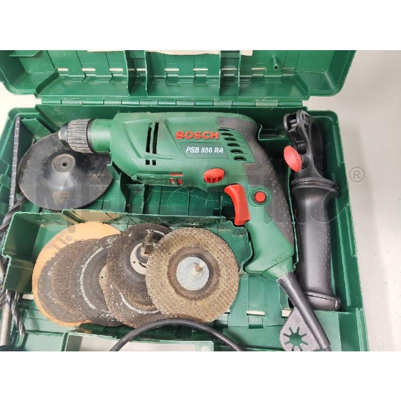 TRAPANO BOSCH PSB 550 + VALIGETTA  | Mercatino dell'Usato Vinci - fraz. sovigliana 2