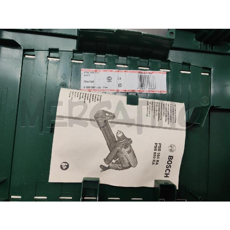 TRAPANO BOSCH PSB 550 + VALIGETTA  | Mercatino dell'Usato Vinci - fraz. sovigliana 4