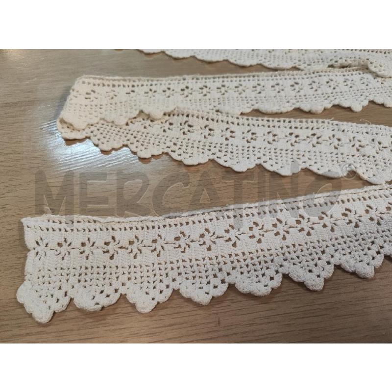 TRINA UNCINETTO 330CM BIANCA FATTA A MANO | Mercatino dell'Usato Vinci - fraz. sovigliana 2