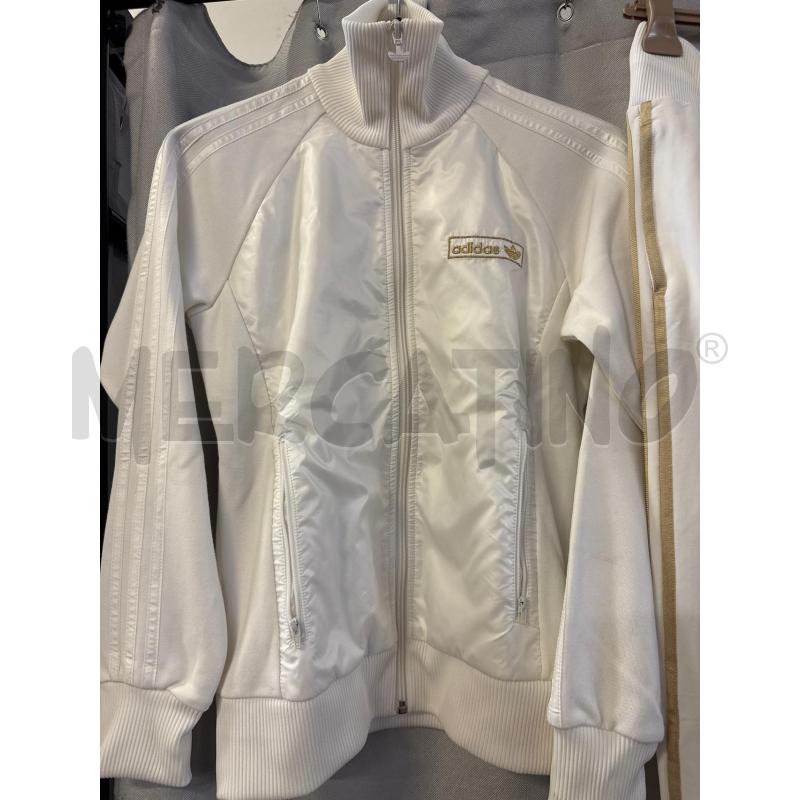 TUTA DONNA ADIDAS ACETATA BIANCA ORO TG.42 | Mercatino dell'Usato Vinci - fraz. sovigliana 2