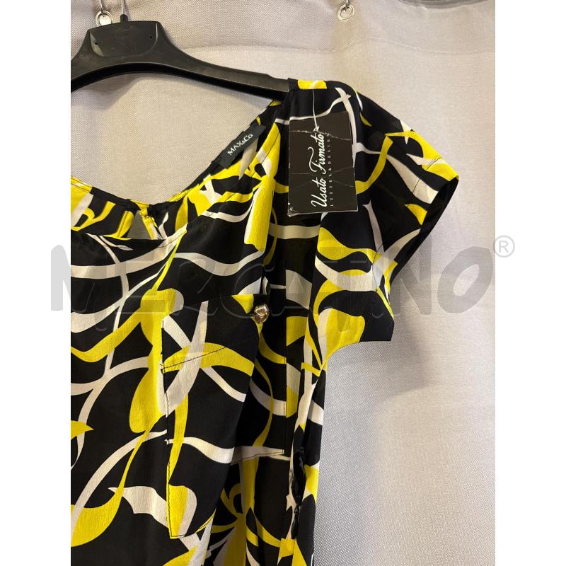 TUTA DONNA MAX&CO NERA GIALLA TG.42 | Mercatino dell'Usato Vinci - fraz. sovigliana 2