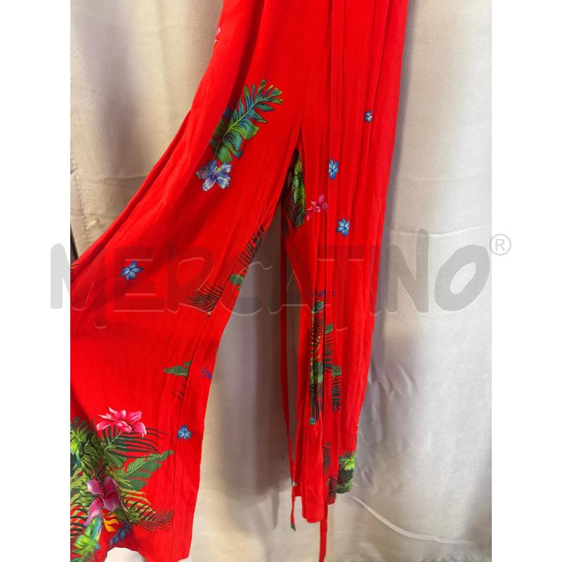 TUTA DONNA PINKO ROSSA FLOREALE LACCINI TG.38 | Mercatino dell'Usato Vinci - fraz. sovigliana 2
