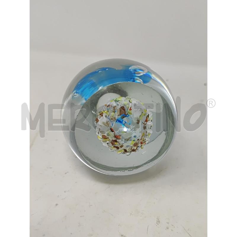 UOVO VETRO FIORE AZZURRO | Mercatino dell'Usato Vinci - fraz. sovigliana 3