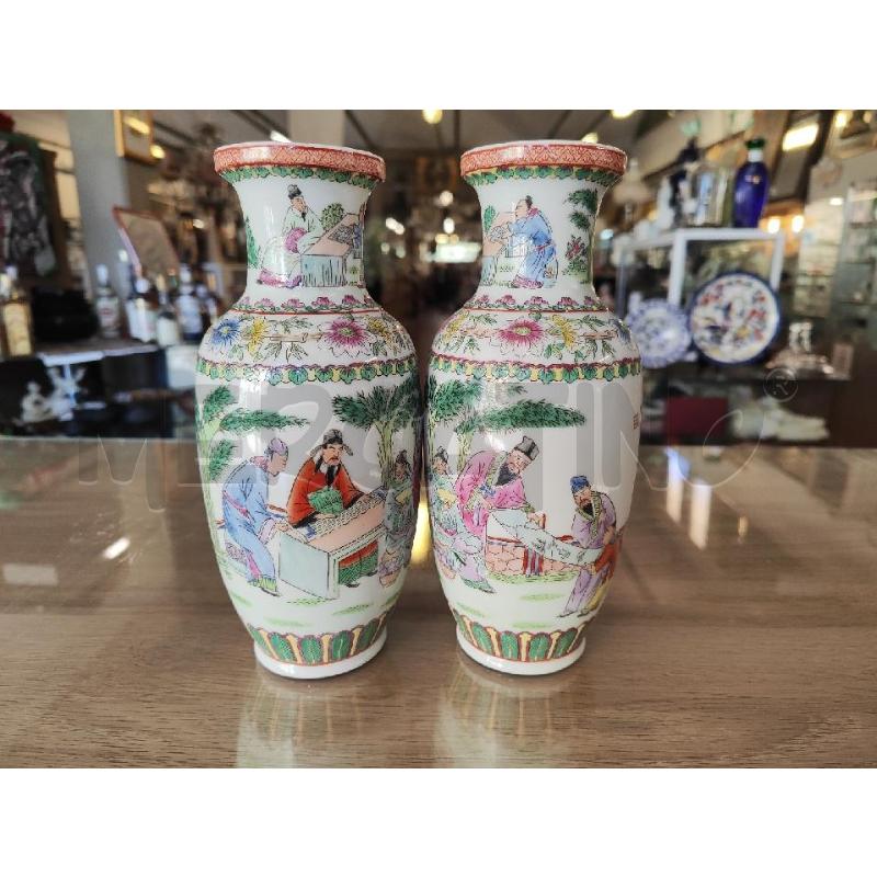 VASETTI PZ. 2 CERAMICA CINSE H.20CM | Mercatino dell'Usato Vinci - fraz. sovigliana 1