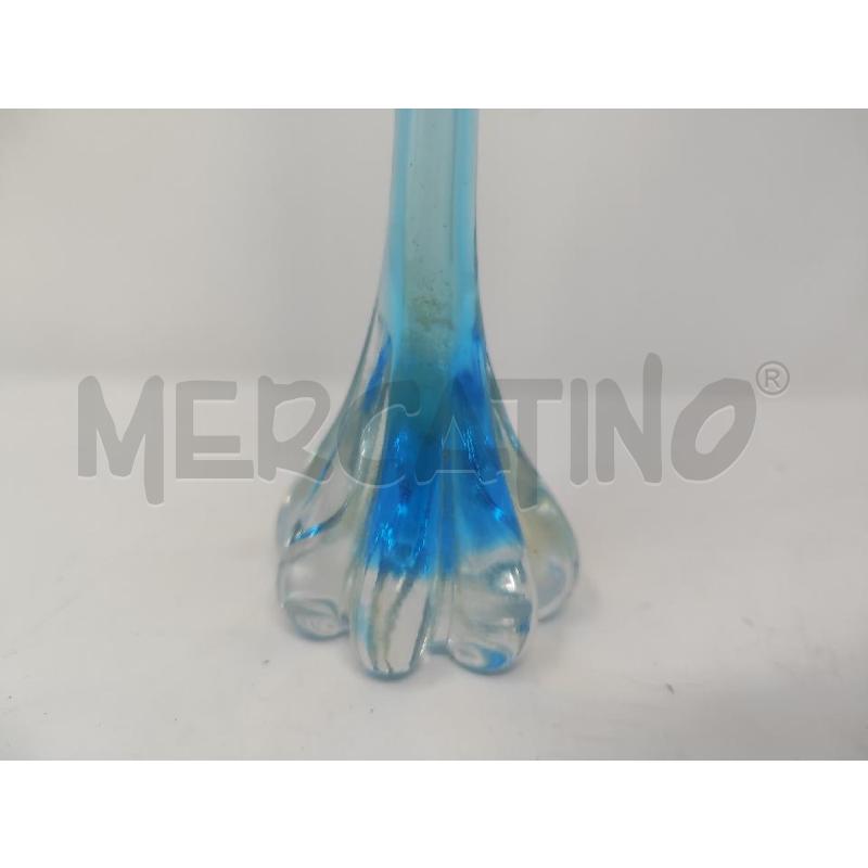VASETTO VETRO H.33 AZZURRO  | Mercatino dell'Usato Vinci - fraz. sovigliana 2