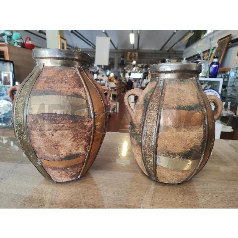 VASI TERRACOTTA INSERTI RAME 2 MANICI | Mercatino dell'Usato Vinci - fraz. sovigliana 2